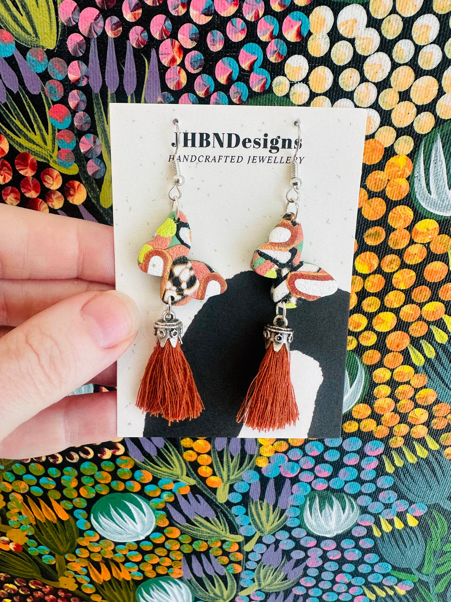 Medium On Country Dangle - Butterfly